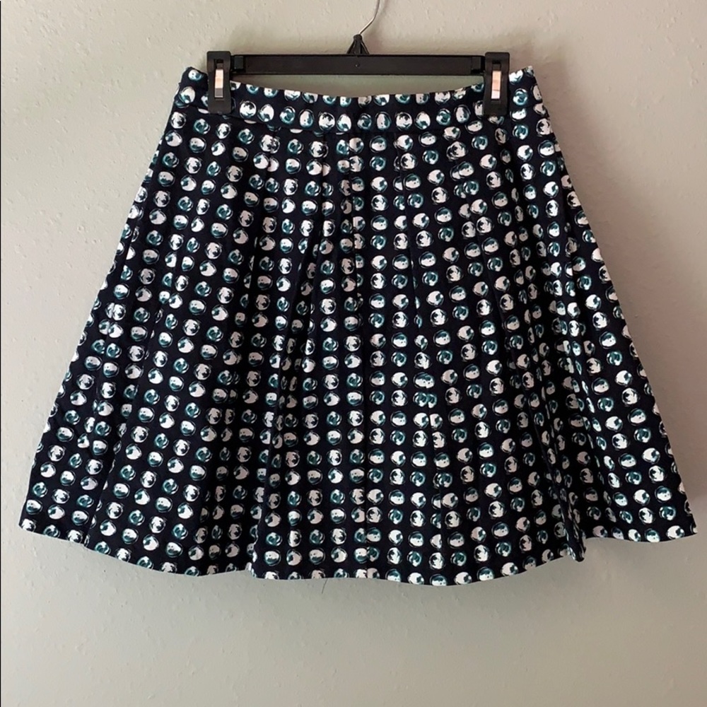 Banana Republic sz 6 pleated a-line skirt